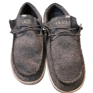 Hey Dude Men's‎ Wally Gray Casual Comfort Loafers Slip On Shoes